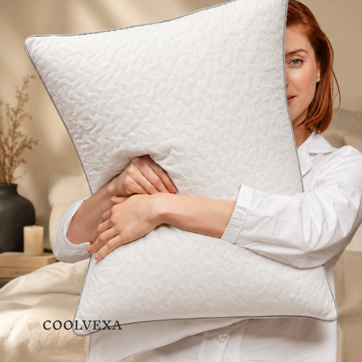 CoolVexa™ ErgoComfort: Boyun Destekli Otel Konforlu Yastık