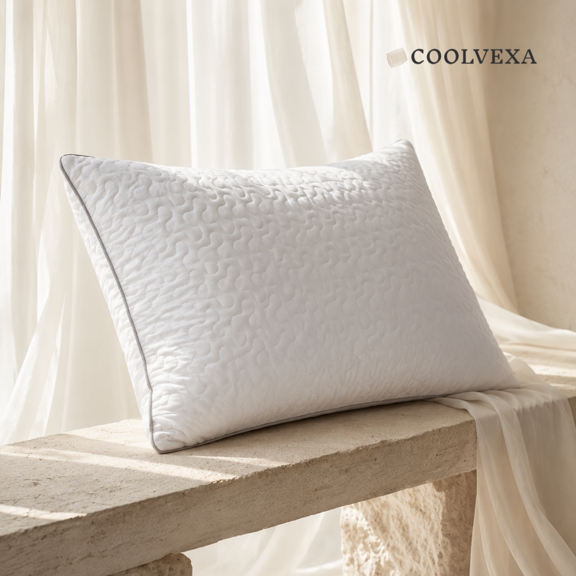 CoolVexa™ ErgoComfort: Boyun Destekli Otel Konforlu Yastık